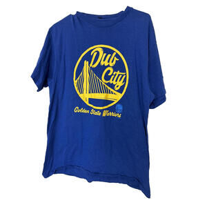Golden State Warriors Dub City NBA Blue T Shirt Mens L